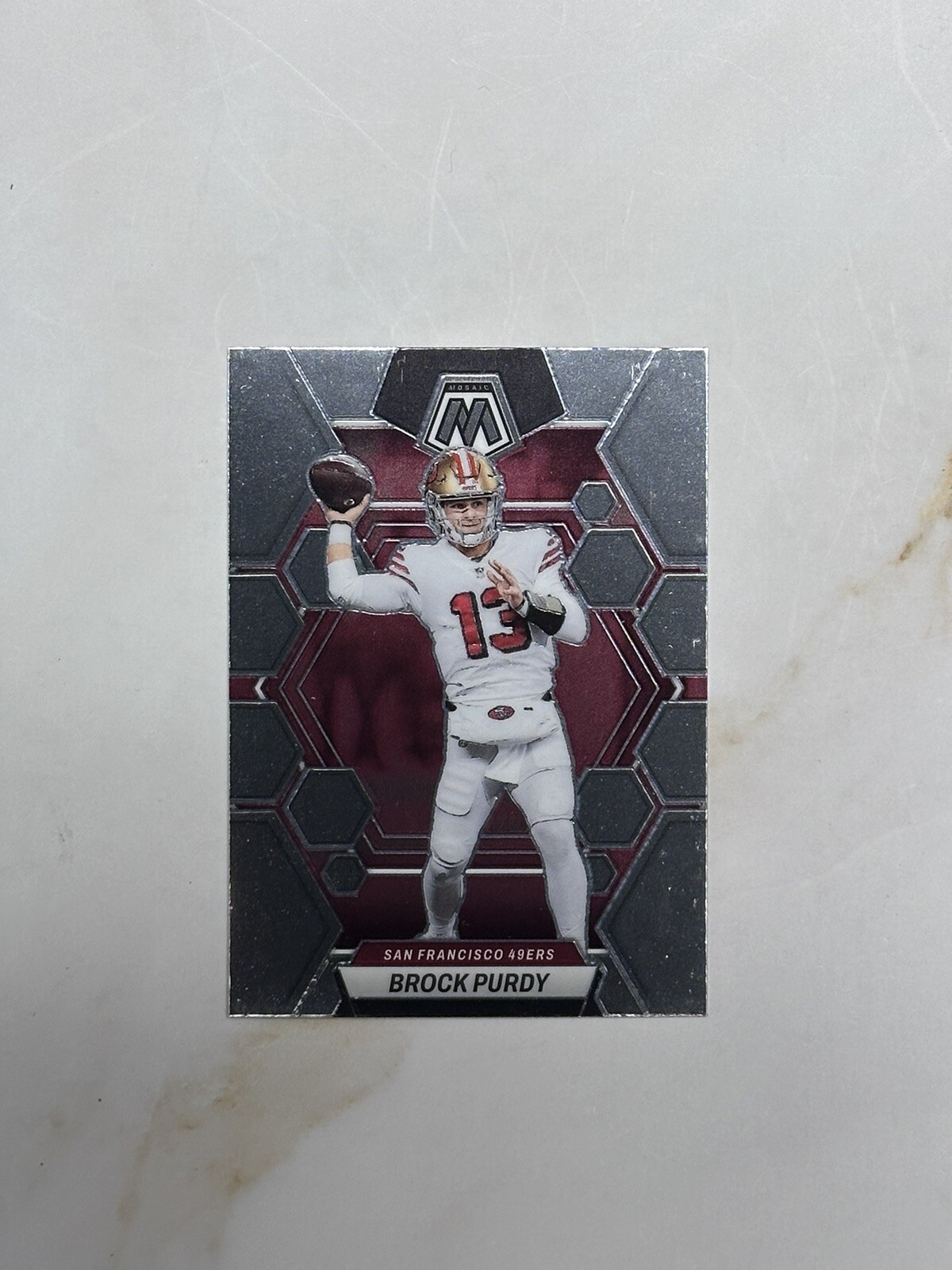 2023 Panini Mosaic - Silver Prizm #211 Brock Purdy