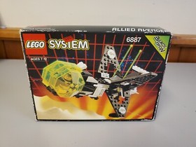 Lego Space Set 6887 Allied Avenger 100% complete 1991 With Box And Instructions 