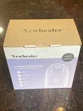 Newbealer Mini Aroma Face Steamer, Nano Ionic Hot Mist Humidifier, New Open-box