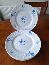 6  NEW ROYAL WORCESTER 'BLUE BOW'  SALAD/DESSERT  PLATES