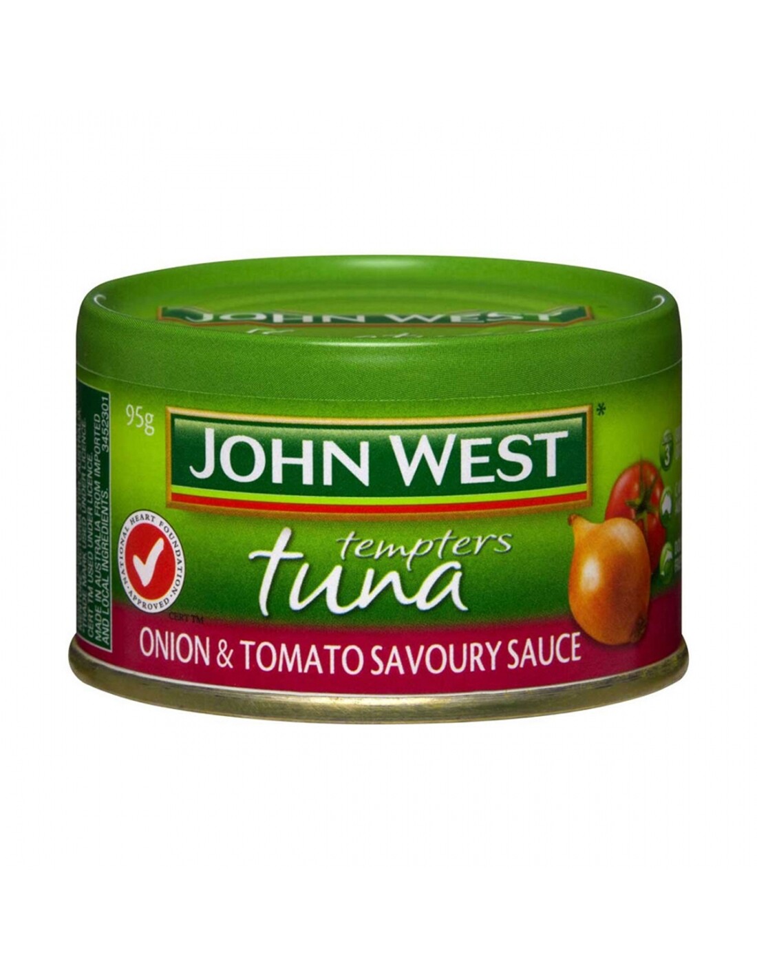 John West tuna tempters onion&tomato savoury sauce 100g (9300462348230)