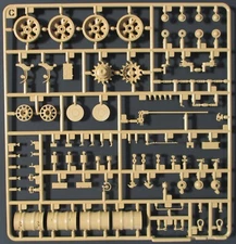 Rye Field 1/35 Scale T-55A Mod 1981 - Parts Tree C from Kit No. 5098