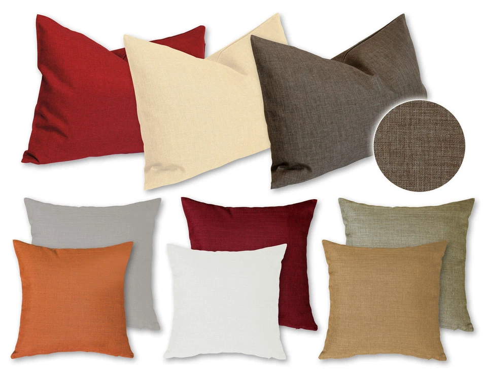 Funda de Cojín Estructura Aspecto Lino Decoración Almohadas Decorativas - Imagen 1 de 1