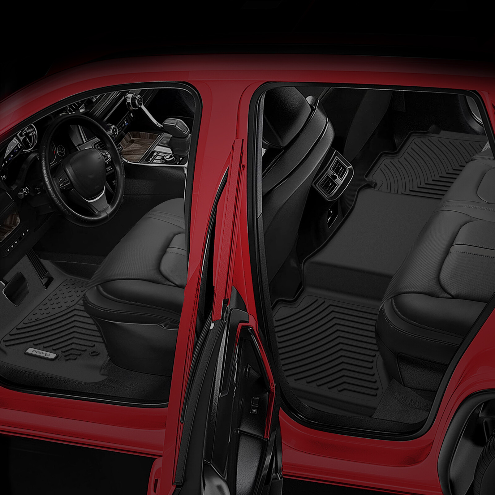 TPE Floor Mats Floor Liners for 20142018 Jeep Wrangler JK Unlimited JKU 4 Door 652069458188 eBay