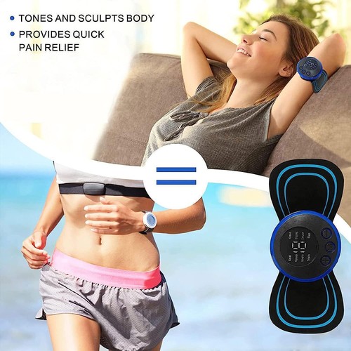 Pulse Tens Unit USB Massager Back Full Body Muscle Stimulator Pain Relief Device - Picture 13 of 14