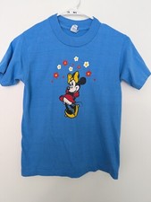 Vintage Disney Character Creations Minnie Mouse T-Shirt Kids L 1980s Disneyland