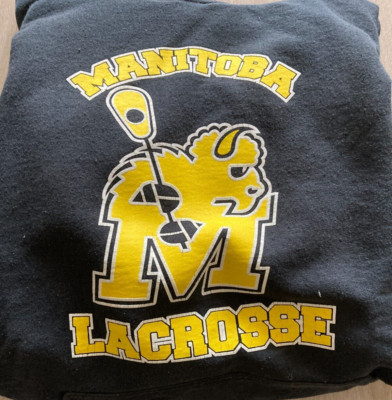 Manitoba Lacrosse Hoody Sweatshirt- Mens L - Canada - NLL PLL STX Warrior Brine