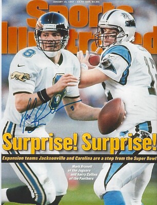 MARK BRUNELL Jacksonville JAGUARS Signed 8.5 x 11 Photo NFL