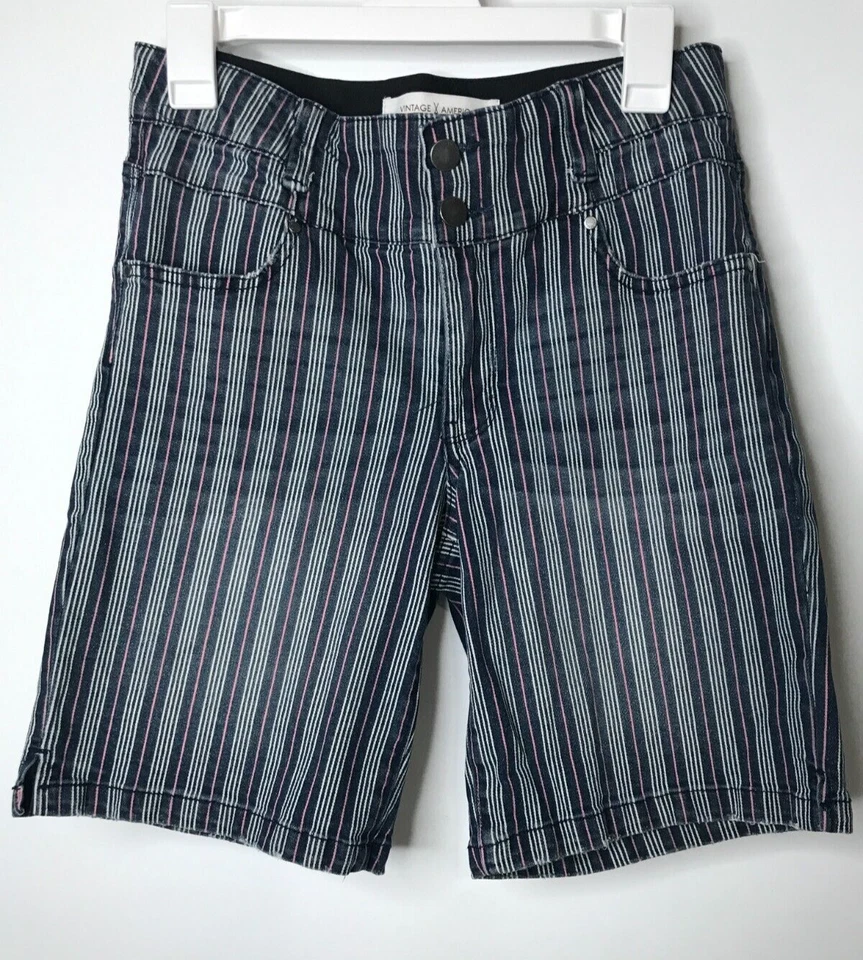 Bermudas Betty esculpidas vintage America Blues para mujer talla 6 Foto 3 de 4