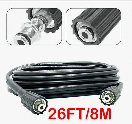 Manguera de extensión para lavadora de alta presión 20/25/50/100 pies 5800 PSI M22 manguera de extensión para lavadora eléctrica - Imagen 8 de 29