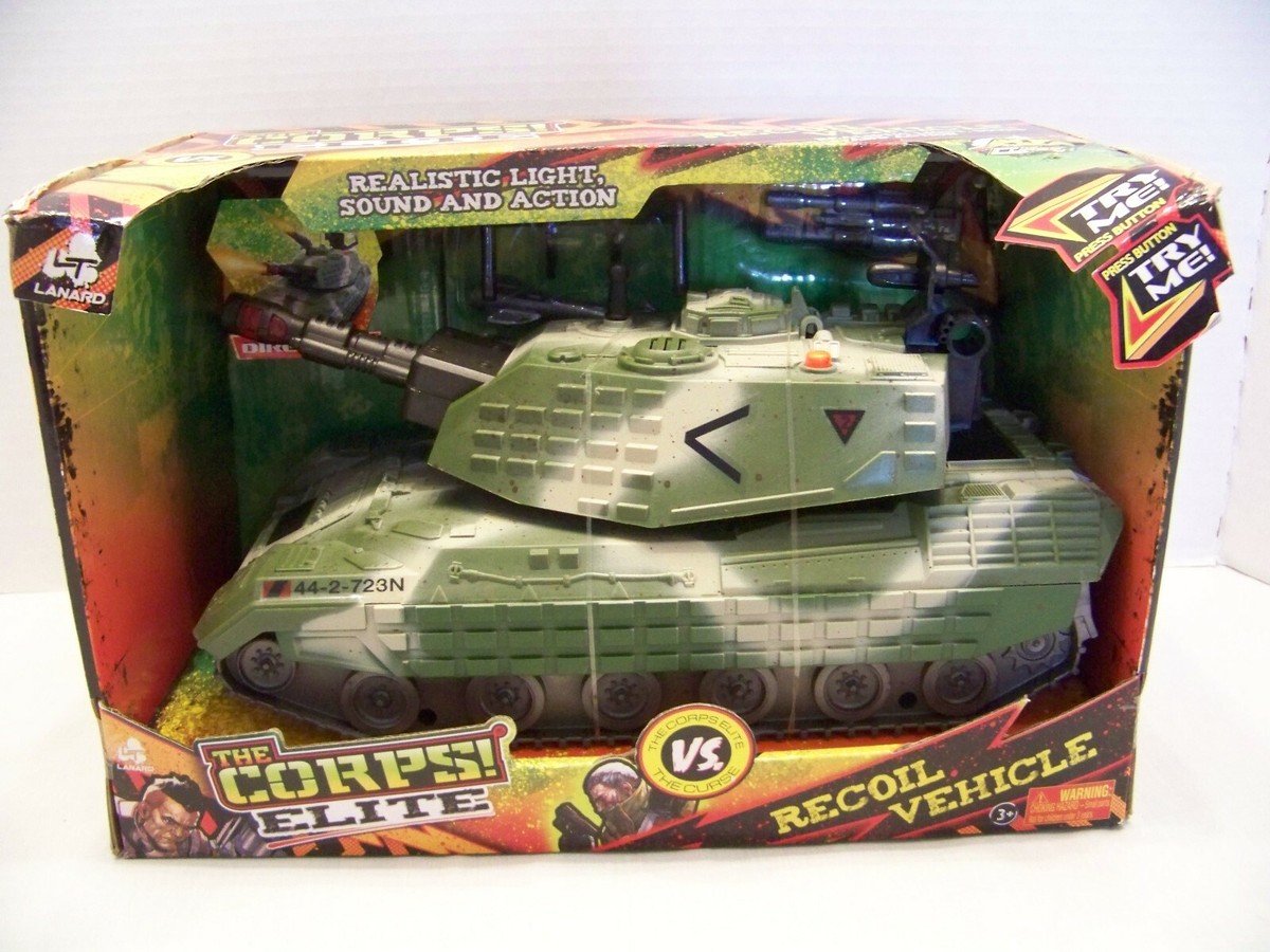 LANARD TOYS THE CORPS ELITE DIRE WOLF TANK RECOIL VEHICLE. NEW