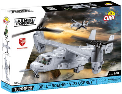 Cobi 5836 Bell  Boeing  V-22 Osprey  Bausatz 1090 Teile 2 Figuren Hubschrauber