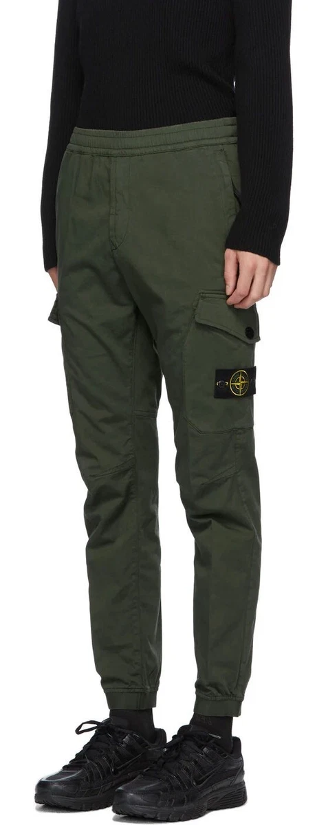 Stone island cuffed shop cargo pants