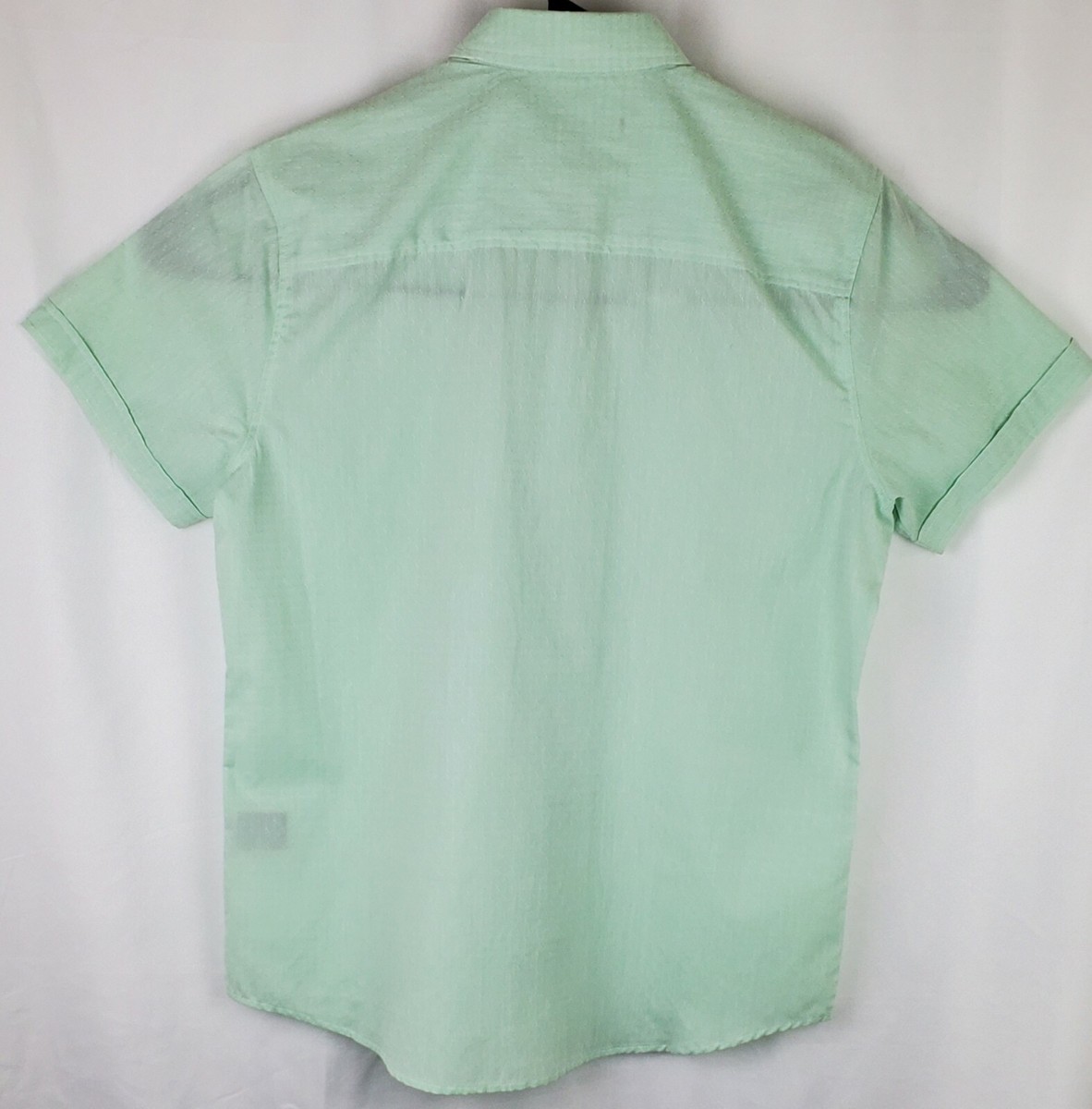 Men Signature Studio Woven Button Down Shirt Size S Jade/mint green. NWT |  eBay