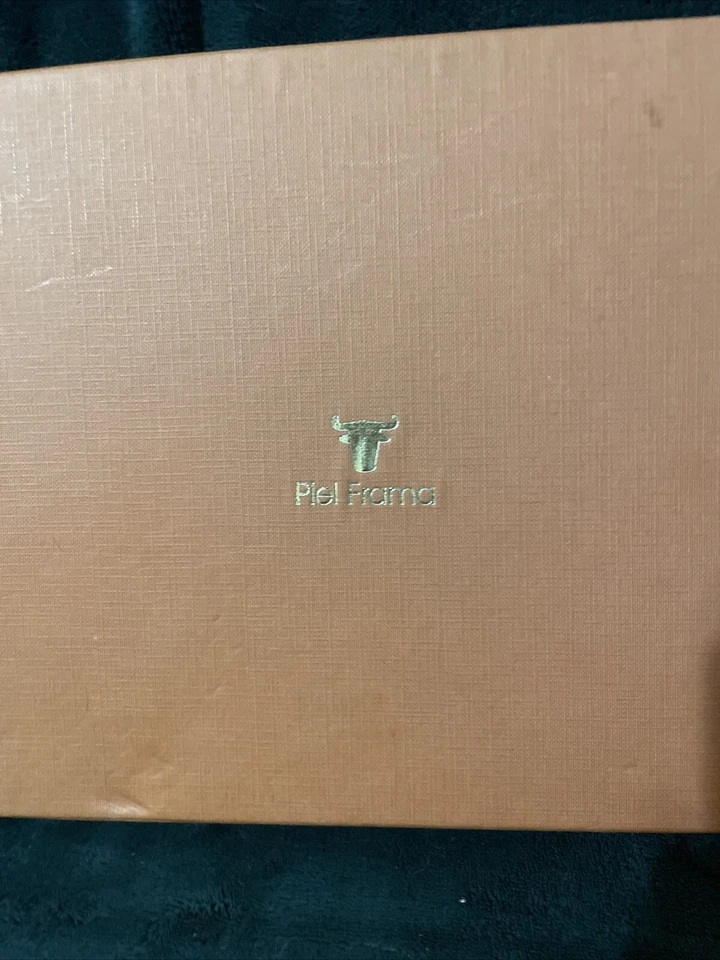 Piel Frama Apple iPad Magnético Naranja Cuero Cubierta #484 8” X 10” con Caja Foto 4 de 4