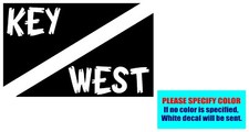 Key West Scuba Dive Vinyl decal sticker Graphic Die Cut Car Truck Window 10"