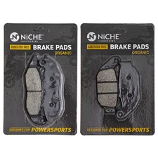 NICHE Brake Pad Set for Honda CRF250L CRF250RL 06451-KZZ-901 Front Rear Organic