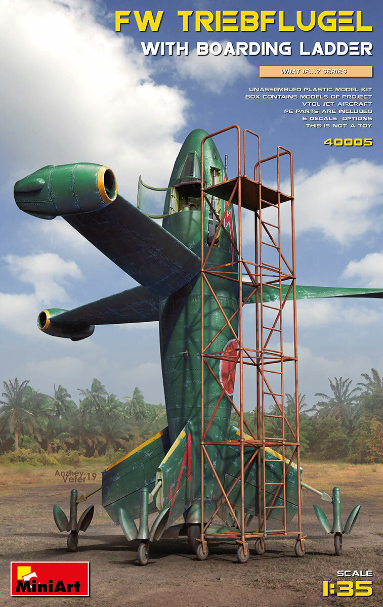 FW Triebflugel With Boarding Ladder 1:35 Plastic Model Kit MINIART