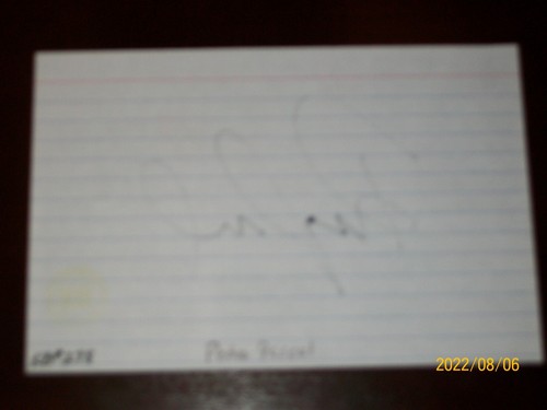 PEDRO PASCAL "GAME OF THRONES" SIGNED AUTOGRAPHED 4X6 INDEX CARD #278 - Picture 2 of 3