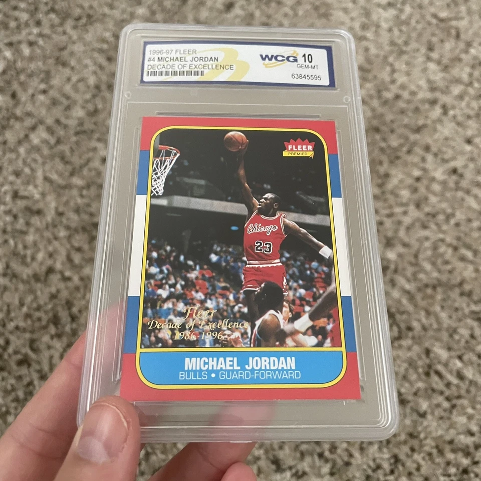 Комплект Michael Jordan 1996-97 Fleer Decade of Excellence и карта Коби Брайанта WCG - Изображение 3 из 4