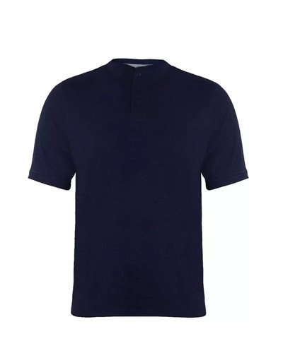 Mens Short Sleeve Henley T-Shirt Premium Quality for Summers Casual Top - 2332 - Picture 10 of 11
