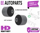 VAUXHALL VIVARO 2001-2015 X82/X83 REAR TRAILING ARM AXLE BUSHES- LEFT & RIGHT x2