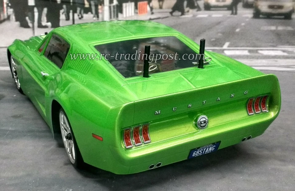 1968 Ford Mustang Custom Painted RC Car Body 1/10 OnRoad HPI/4Tec2.0/V100/RDS - Image 3 of 3