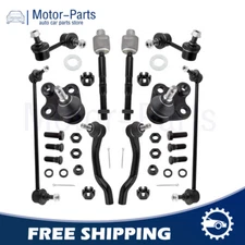 Front Inner Outer Tie Rod Ends Sway Bar Links for 2012 - 2015 Honda Civic ILX
