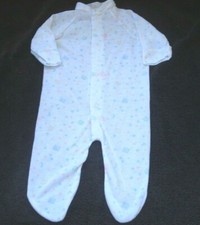 Vintage Dreamland Infant Footed Print Sleeper Size 12-15 lbs.