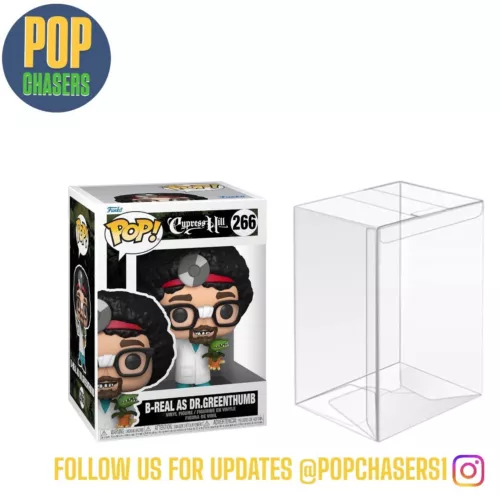 Funko POP! Rocks: Cypress Hill - B-Real As Dr.Greenthumb #266 W/Pop Protector