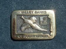Valley Banks of South Dakota Belt Buckle Vintage 494/1000