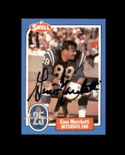 Gino Marchetti Signed 1988 Swell Greats Baltimore Colts Autograph