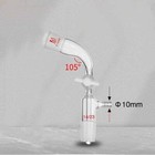 Laboratory 19#-29# Vacuum Chemistry Teflon Glassware Ptfe Receiver tube