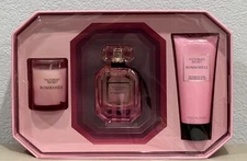Victoria's Secret Bombshell Gift Set Candle Lotion Perfume New 100% AUTHENTIC