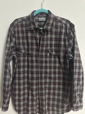 Carhartt Button Down Shirt Plaid Mens Large Relaxed Fit