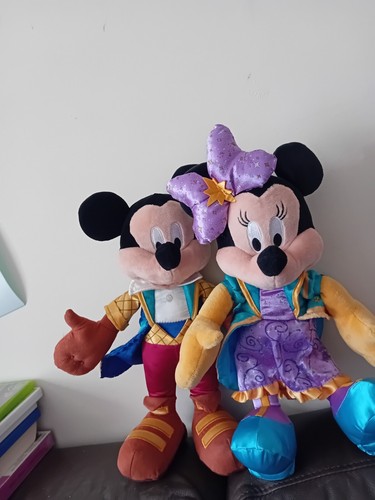 Disneyland Paris 25° Anniversario Raro Peluche Topolino e Minnie da Collezione - Foto 3 di 10