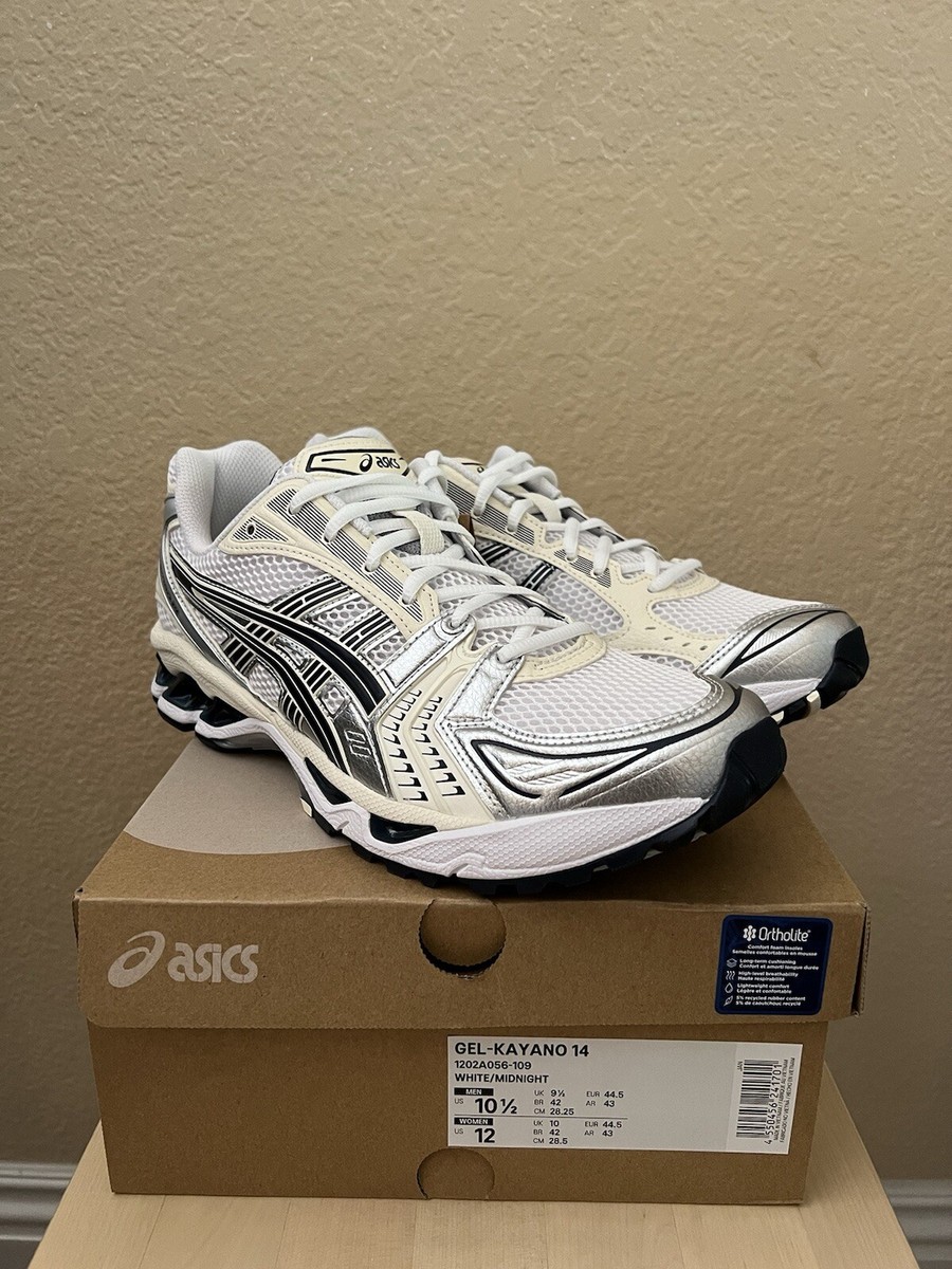 ASICS Womens Gel-Kayano 14 White/Midnight Size US 10.5 Men