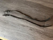 Wellgo Bike Pedal Straps for Pedal Toe Clips Black Webbed