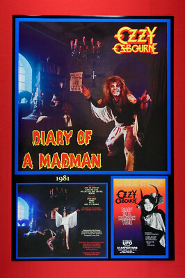 Ozzy Osbourne Diary of a Madman Album Promotion Picture Poster