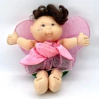 Vintage 1995 Cabbage Patch Garden Fairy Kids Doll Pink Rose Wings Brunette CPK