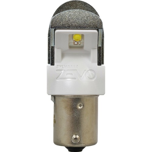 Sylvania ZEVO LED Light 1156 White 6000K Two Bulbs Front Turn Signal Replace EO - Picture 4 of 12