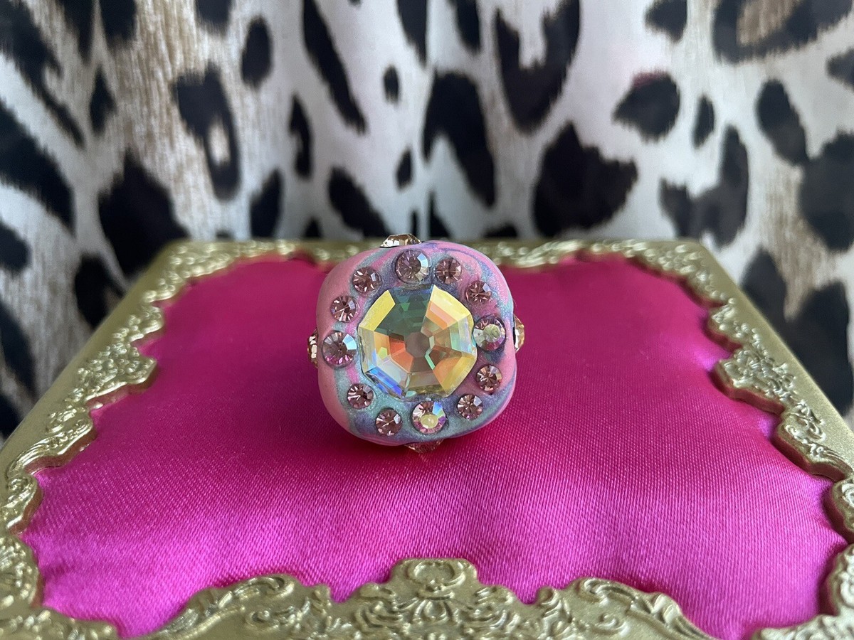 Tarina Tarantino Sculpture MADE BY TARINA Sweet Dreams Pink Ring