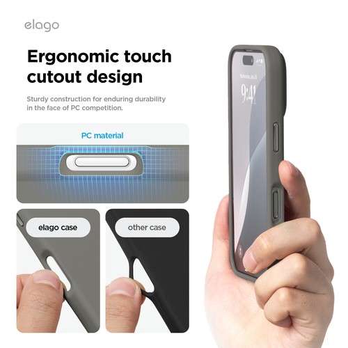 iPhone 16 Hülle - elago® iPhone 16 Magnet Silikon Case - Bild 16 von 54