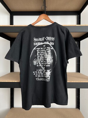 Vintage 2004 Malevolent Creation The Will to Kill Black T-shirt Sz