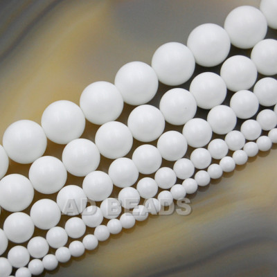 Natural Gemstone Smooth Round Loose Beads 15''  4mm 6mm 8mm 10mm 12mm