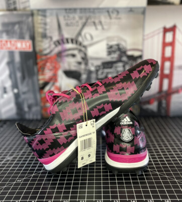 ADIDAS Gamemode Mens Turf Soccer Cleats Shoes Black Pink GY7540
