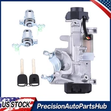 IGNITION SWITCH CYLINDER LEFT RIGHT DOOR LOCK WITH 2 KEYS FOR 02-2006 HONDA CRV