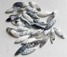 AAA Natural Dendrite Opal Cabochon Marquise Shape Loose Gemstone