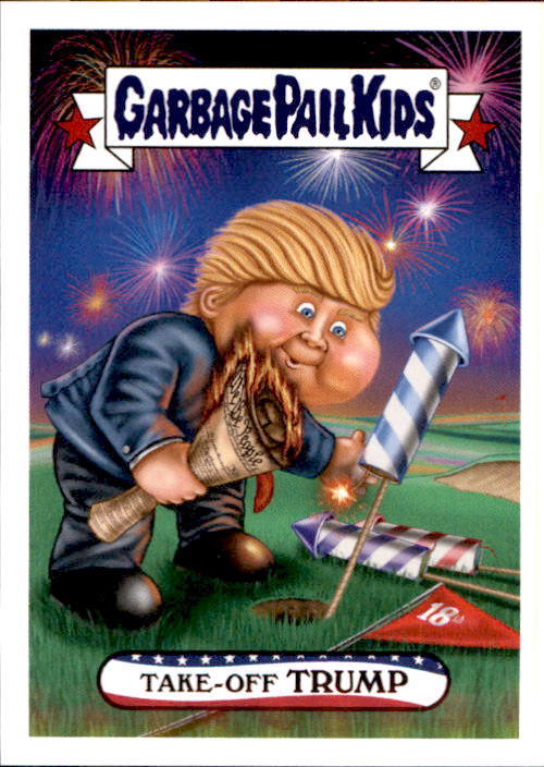 その他 Garbage Pail Kids Trump cuckoo Kanye Amazon.com: Garbage Pail Kids Disg-Race To The White House