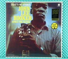2014 That's My Story John Lee Hooker Sings The Blues 12'' LP Vinyl Record 180 G